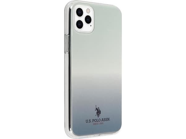 Deksel US Polo Assn US Polo USHCN65TRDGLB iPhone 11 Pro Max blå/blå gradientmønstersamling