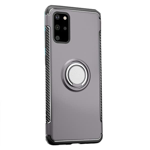 Smidigt Skal med Ringh�llare - Samsung Galaxy S20 Plus