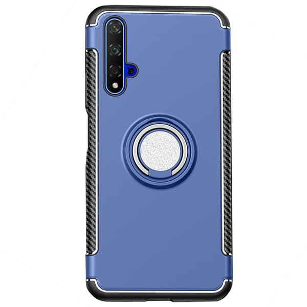 Genomtänkt Skal med Ringhållare - Huawei Nova 5T