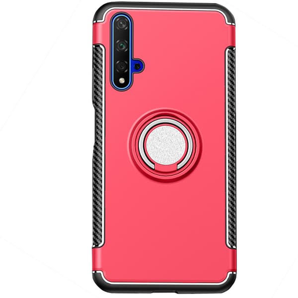 Genomtänkt Skal med Ringhållare - Huawei Nova 5T