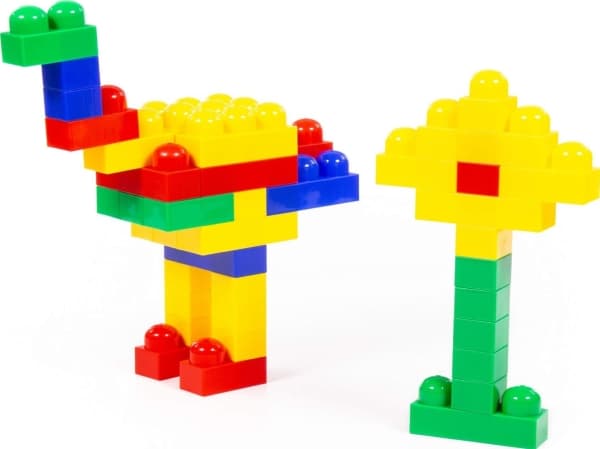 Polesie Bricks Junior 100 bitar i en ryggsäck (3321)
