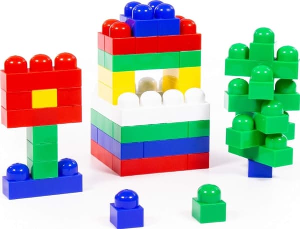 Polesie Bricks Junior 100 bitar i en ryggsäck (3321)