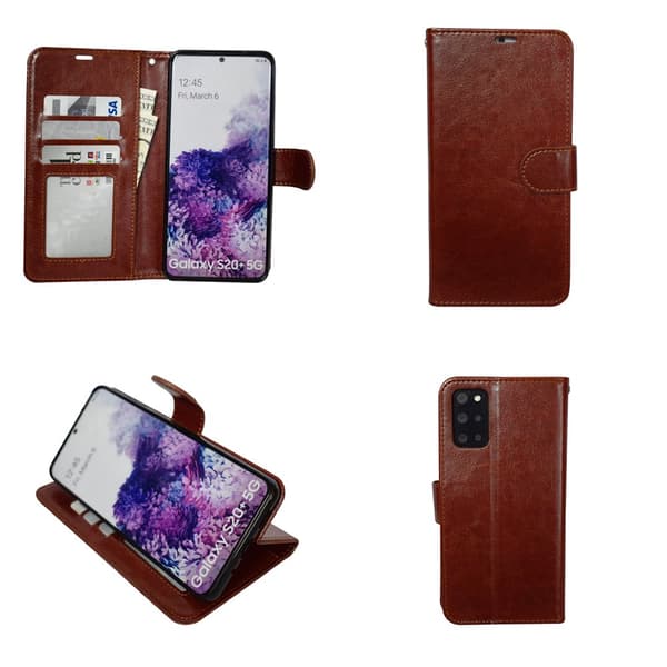 Smooth Leather Case for S20 Plus