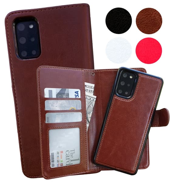 Protect your Galaxy S20 Plus with Leather Case Black