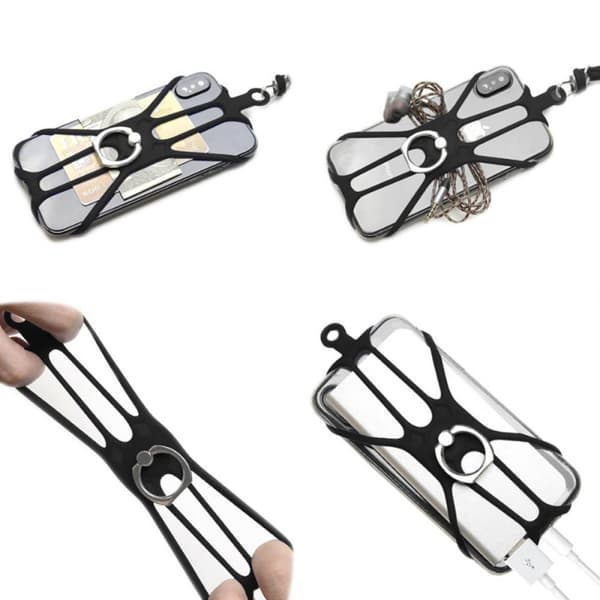Mobilbilholder SuperGrip - Sort