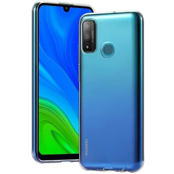 Silikonikotelo läpinäkyväkuori Huawei P Smart 2020 -tuotetta