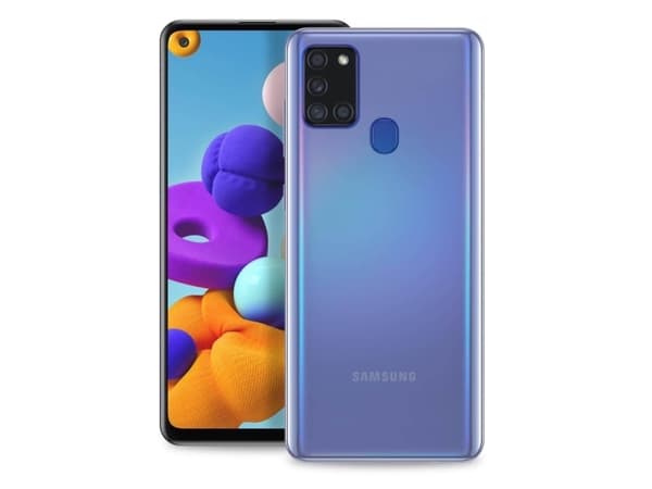 PURO 0.3 Nude - Baksidedeksel for mobiltelefon - termoplast-polyuretan (TPU) - for Samsung Galaxy A21s