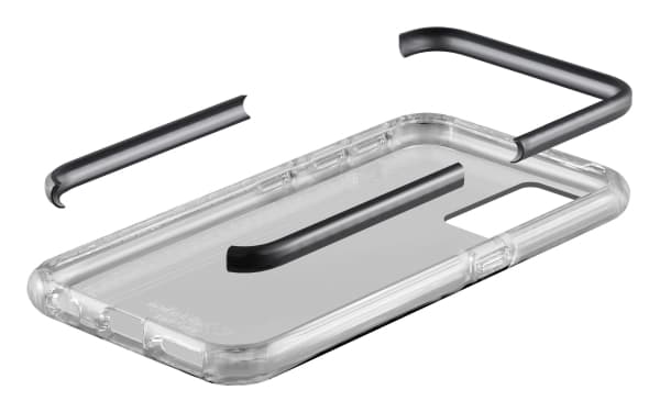 Cellularline TETRACGALA41 Handy-Schutzhülle 15,5 cm (6.1" ) Cover Schwarz - Transparent (61924)