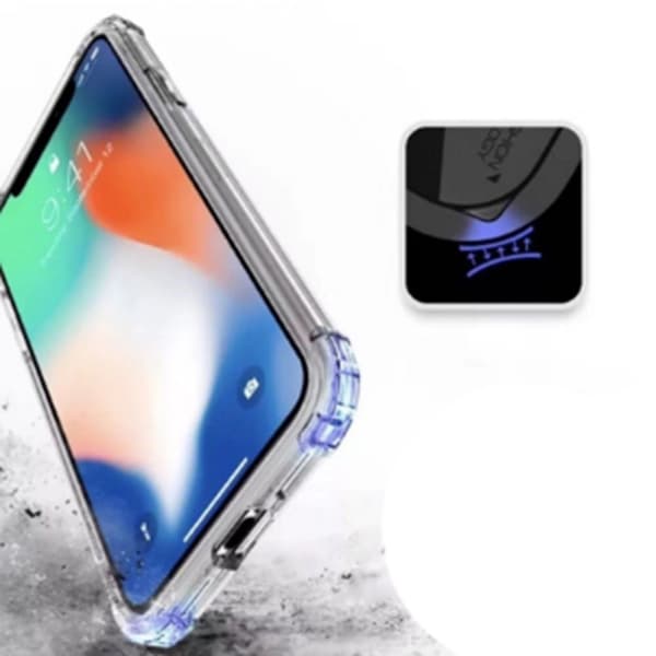 Stötdämpande Skal med Kortfack - iPhone X/XS