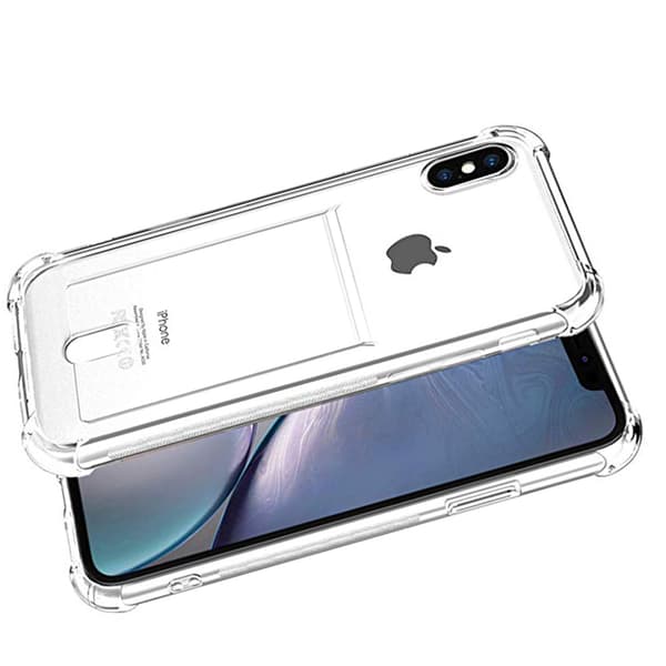 iPhone X/XS - Praktiskt Skyddande Skal med Kortfack