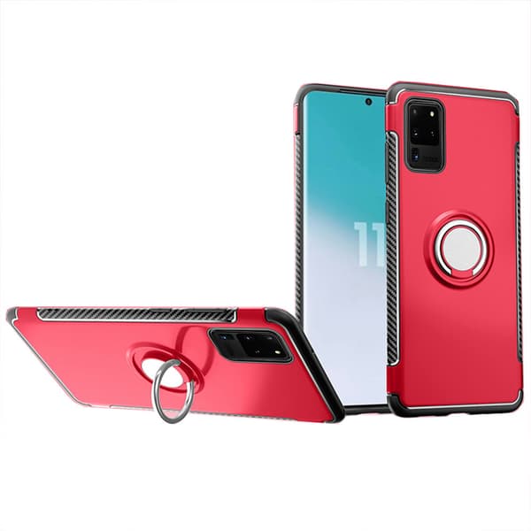 Samsung Galaxy S20 Ultra - Praktiskt Skal med Ringhållare