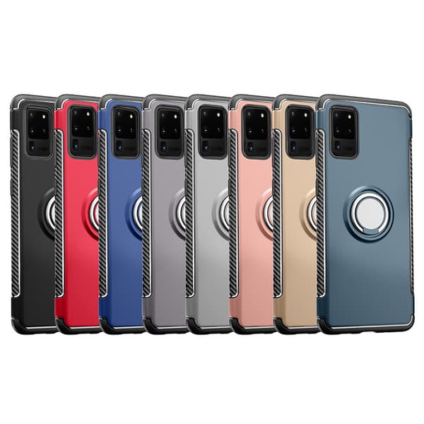 Samsung Galaxy S20 Ultra - Praktiskt Skal med Ringhållare