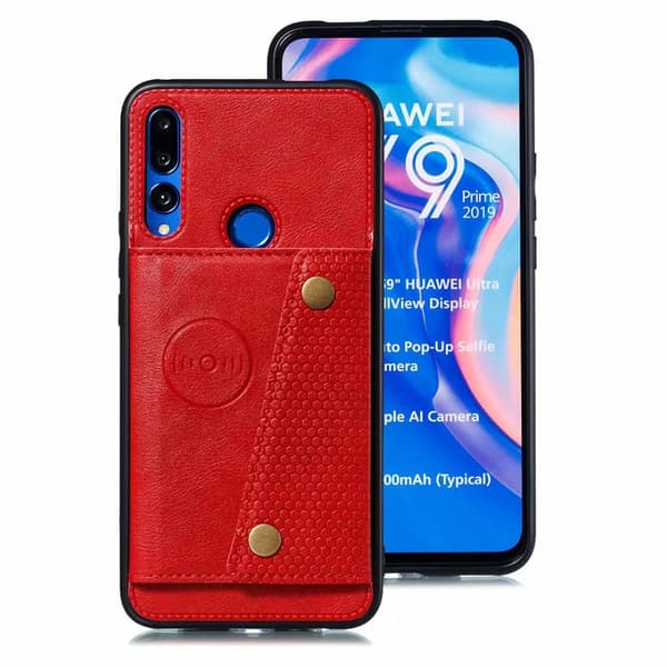 Huawei P Smart Z - Genomtänkt Skal med Kortfack