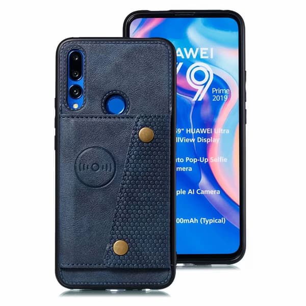 Huawei P Smart Z - Genomtänkt Skal med Kortfack