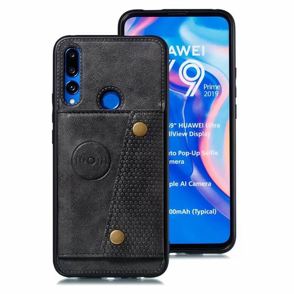Huawei P Smart Z - Genomtänkt Skal med Kortfack