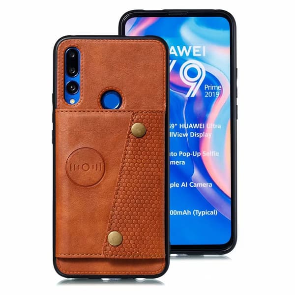 Huawei P Smart Z - Genomtänkt Skal med Kortfack