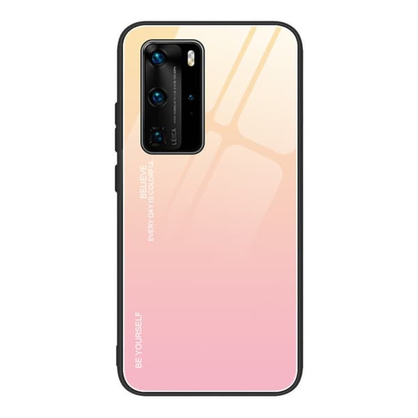 Huawei P40 Pro - Stilrent Skyddsskal (NKOBEE) Rosa Rosa
