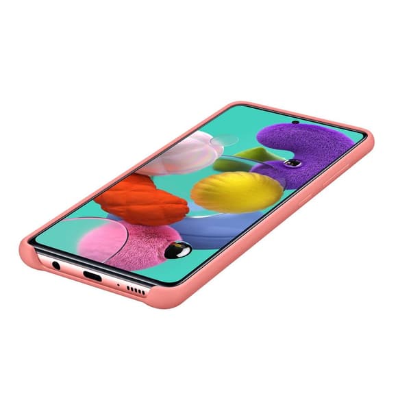 Samsung Silikonskal Samsung Galaxy A51 Rosa