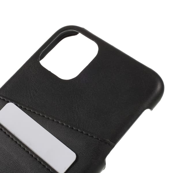 Läderskal Med Kortfack iPhone 11 Pro Max Svart