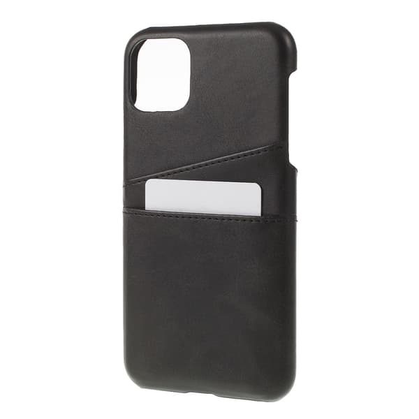Läderskal Med Kortfack iPhone 11 Pro Max Svart