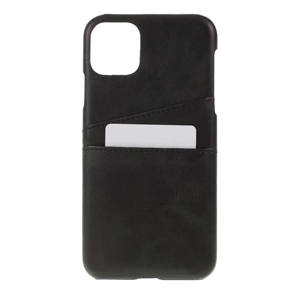 Läderskal Med Kortfack iPhone 11 Pro Max Svart