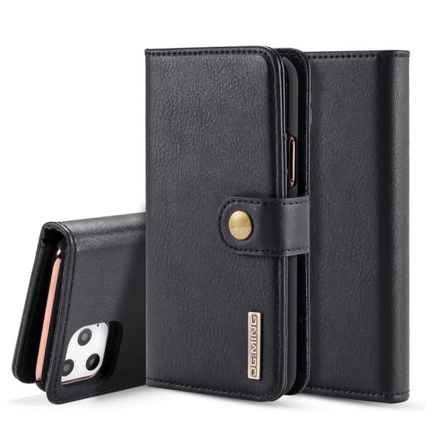 DG.MING 2-in-1 Magnet Wallet iPhone 11 Pro Max Black