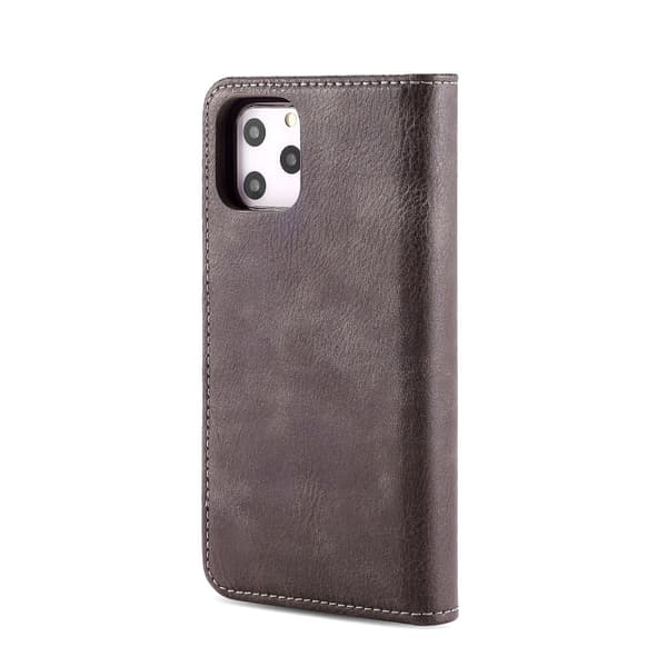 DG.MING 2-in-1 Magnet Wallet iPhone 11 Pro Max Brown