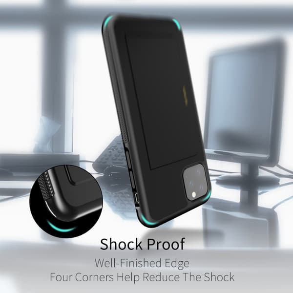 Dux Ducis PoCard Kortfack Skal iPhone 11 Pro Max Svart