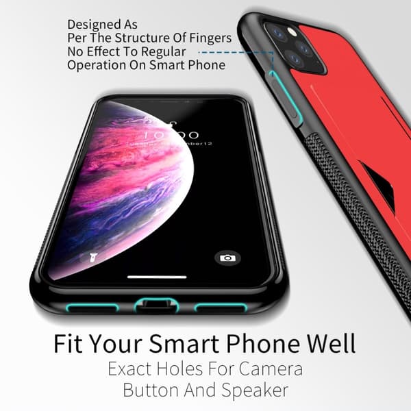 Dux Ducis PoCard Kortfack Skal iPhone 11 Pro Max Röd