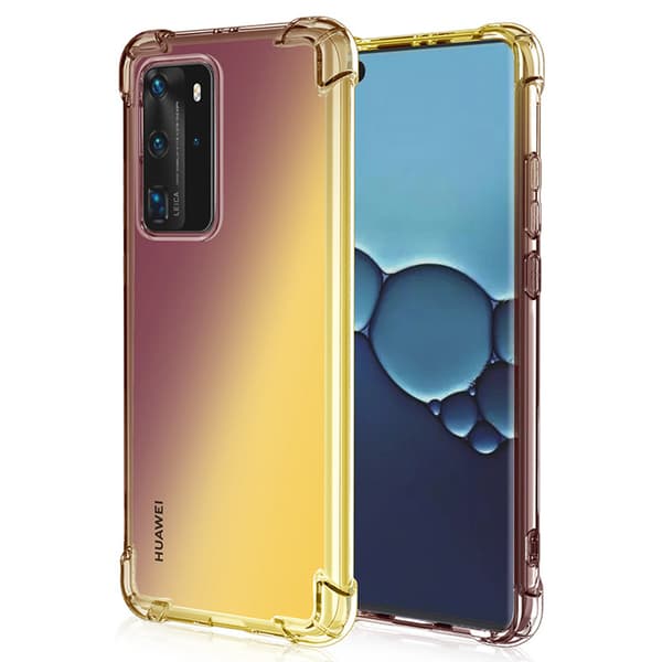 Skyddsskal - Huawei P40 Pro Svart/Guld Svart/Guld