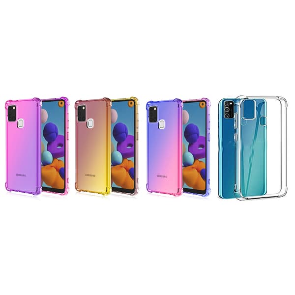 Samsung Galaxy A21S - Stilrent Skyddsskal i Silikon
