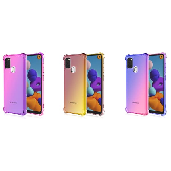 Samsung Galaxy A21S - Stilrent Skyddsskal i Silikon