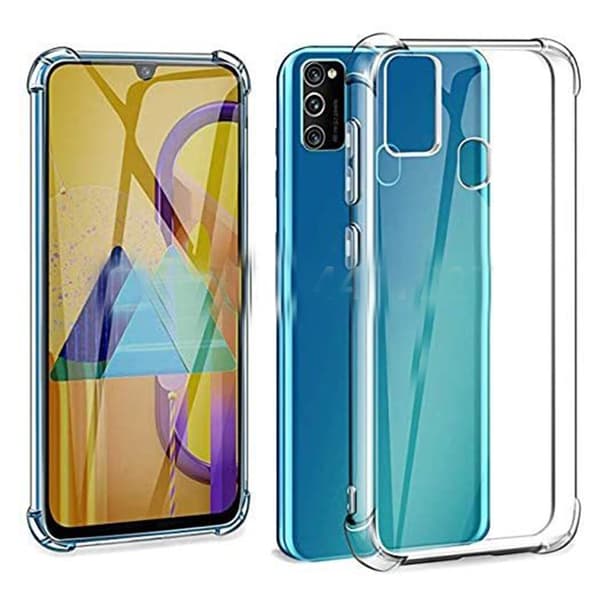 Silikonskal - Samsung Galaxy A21S Transparent/Genomskinlig