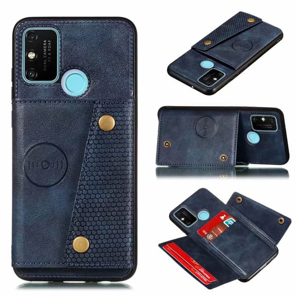 Samsung Galaxy A21S - Effektfullt Skal med Korthållare