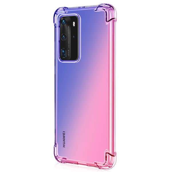Robust Skyddsskal (FLOVEME) - Huawei P40 Pro Blå/Rosa Blå/Rosa