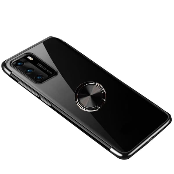 Huawei P40 - Skal med Ringhållare Svart