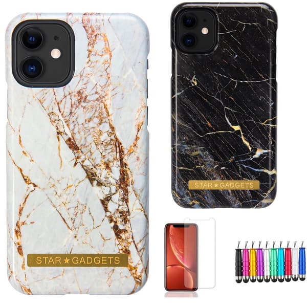 iPhone 11 - Kuori / Suoja Marble Black