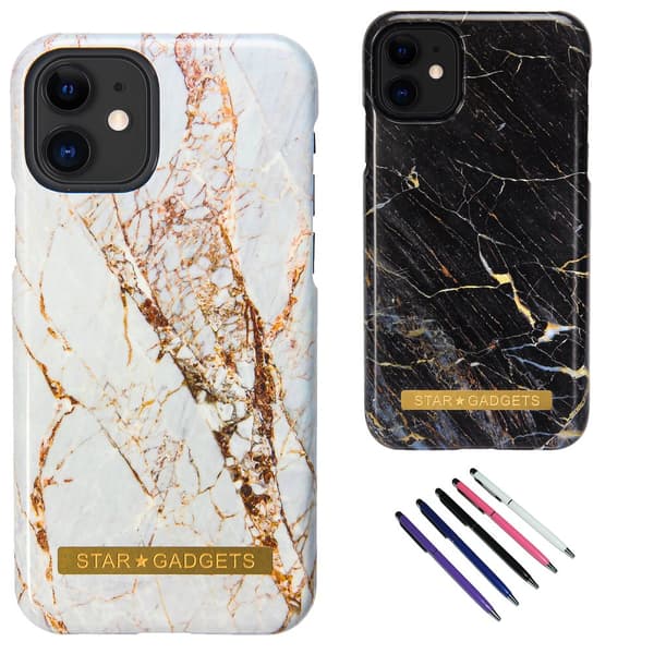 iPhone 11 - Cover / Beskyttelse Marble Black