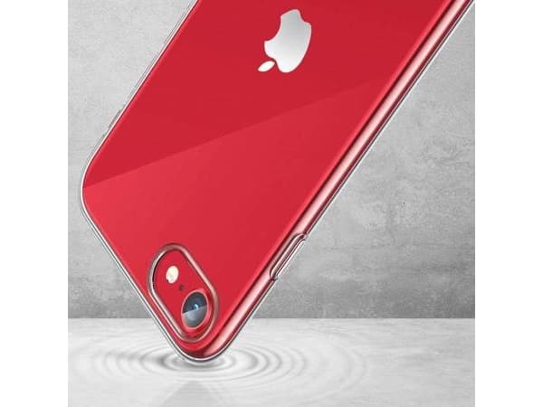 Crong Crystal Slim Cover - Etui iPhone SE (2022/2020) / 8 / 7 (przezroczysty), Kansi, Apple, läpinäkyvä, läpinäkyvä