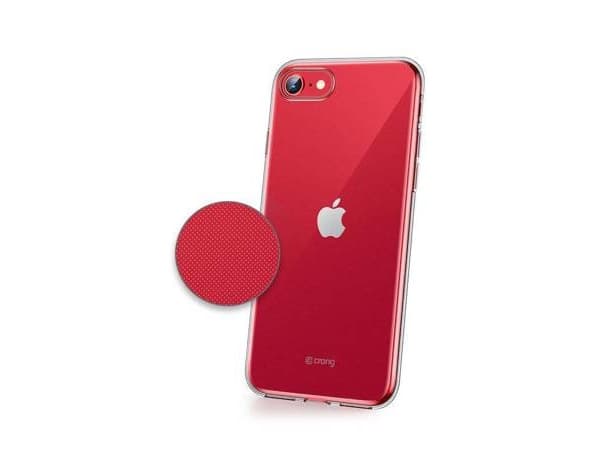 Crong Crystal Slim Cover - Etui iPhone SE (2022/2020) / 8 / 7 (przezroczysty), Kansi, Apple, läpinäkyvä, läpinäkyvä
