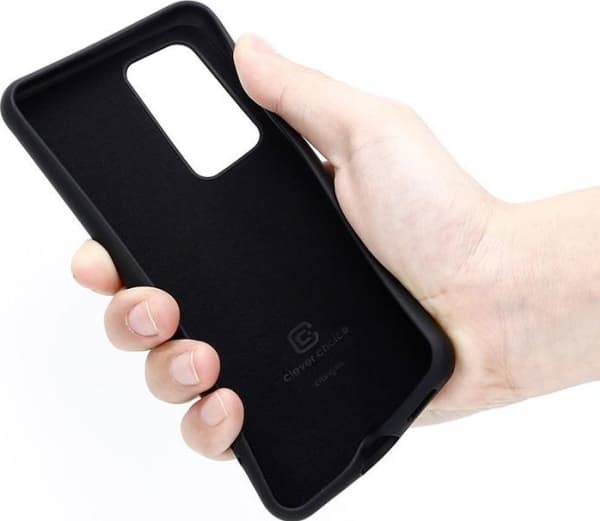 Crong Crong Color Cover baksidesskal för Huawei P40 (svart)