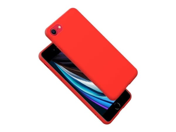 Crong Crong Color Cover - Kotelo iPhone SE 2020 / 8 / 7 (punainen) universaali