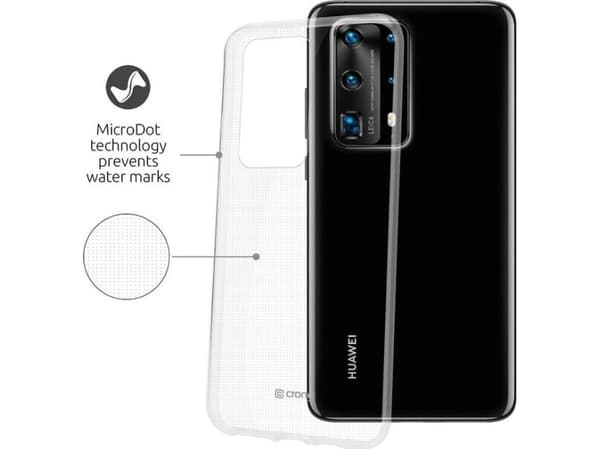 Crong CRG-CRSLIM-HP40P-TRS, Suojus, Huawei, P40 Pro, 16,7 cm (6.58"), Läpinäkyvä