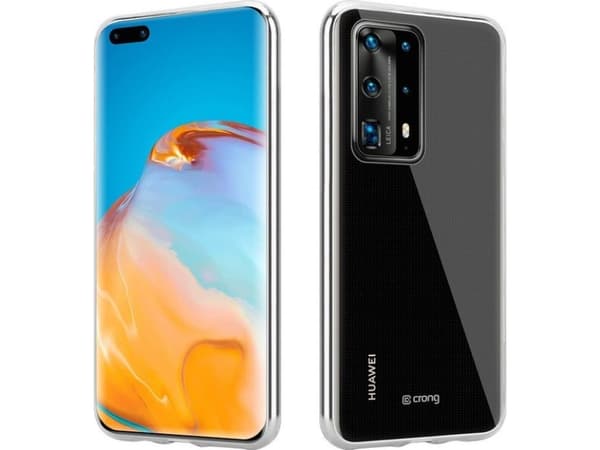 Crong CRG-CRSLIM-HP40P-TRS, Suojus, Huawei, P40 Pro, 16,7 cm (6.58"), Läpinäkyvä
