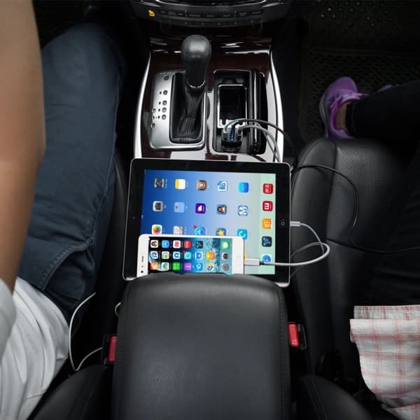 Nillkin Charger Nillkin Celerity Car Charger 2x USB + USB Type-C 6.4A gold