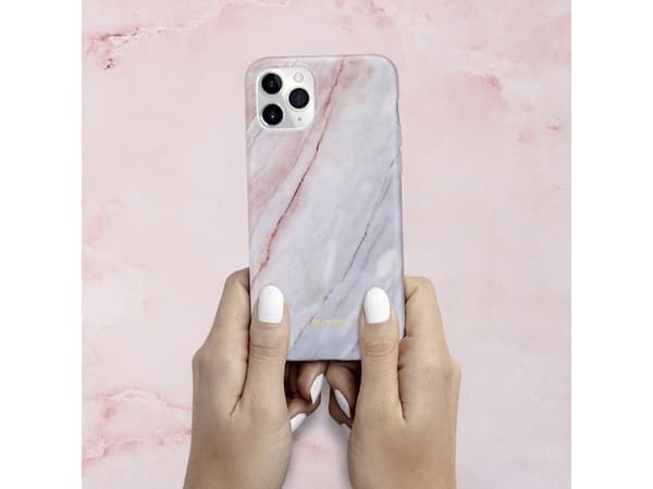 Crong Crong Marble Case Protective Case for iPhone 11 Pro (Pink)