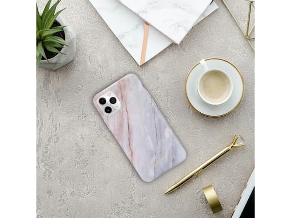 Crong Crong Marble Case Protective Case for iPhone 11 Pro (Pink)