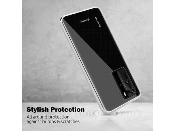 Crong CRG-CRSLIM-HP40-TRS, Omslag, Huawei, P40, 15,5 cm (6.1"), Transparent