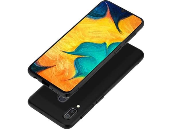 Crong Smooth Skin Case for Samsung Galaxy A30 (black)
