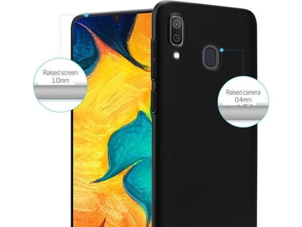 Crong Smooth Skin Case for Samsung Galaxy A30 (black)